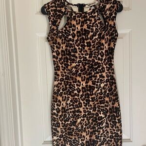 Mystic Wild Leopard Mini Dress